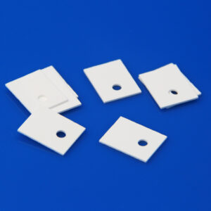 100 fogli isolanti in ceramica di allumina TO-247 per il raffreddamento del transistor MOS IGBT, 17x22x1 mm